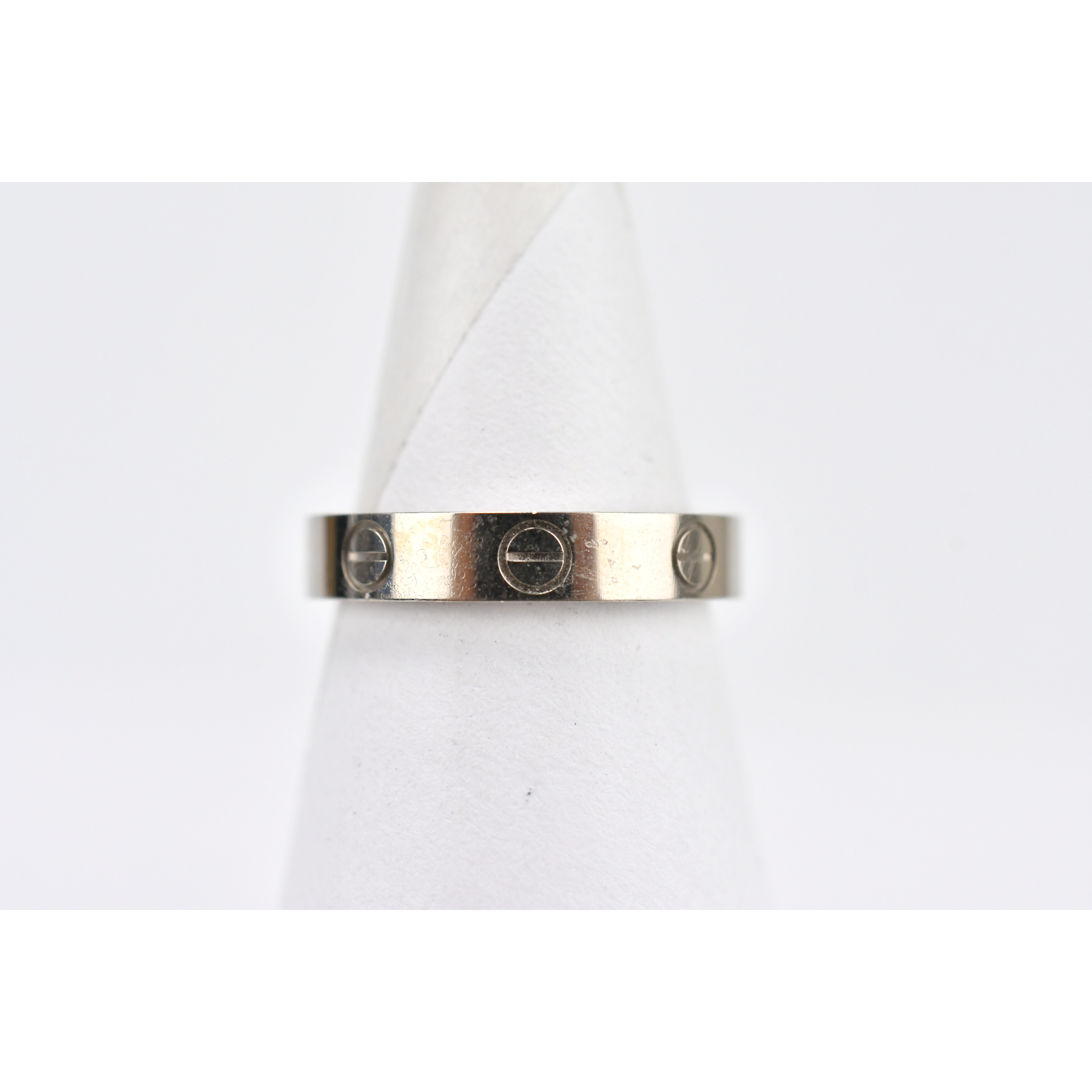 カルティエ ミニラブリング K18WG #51 Bランク