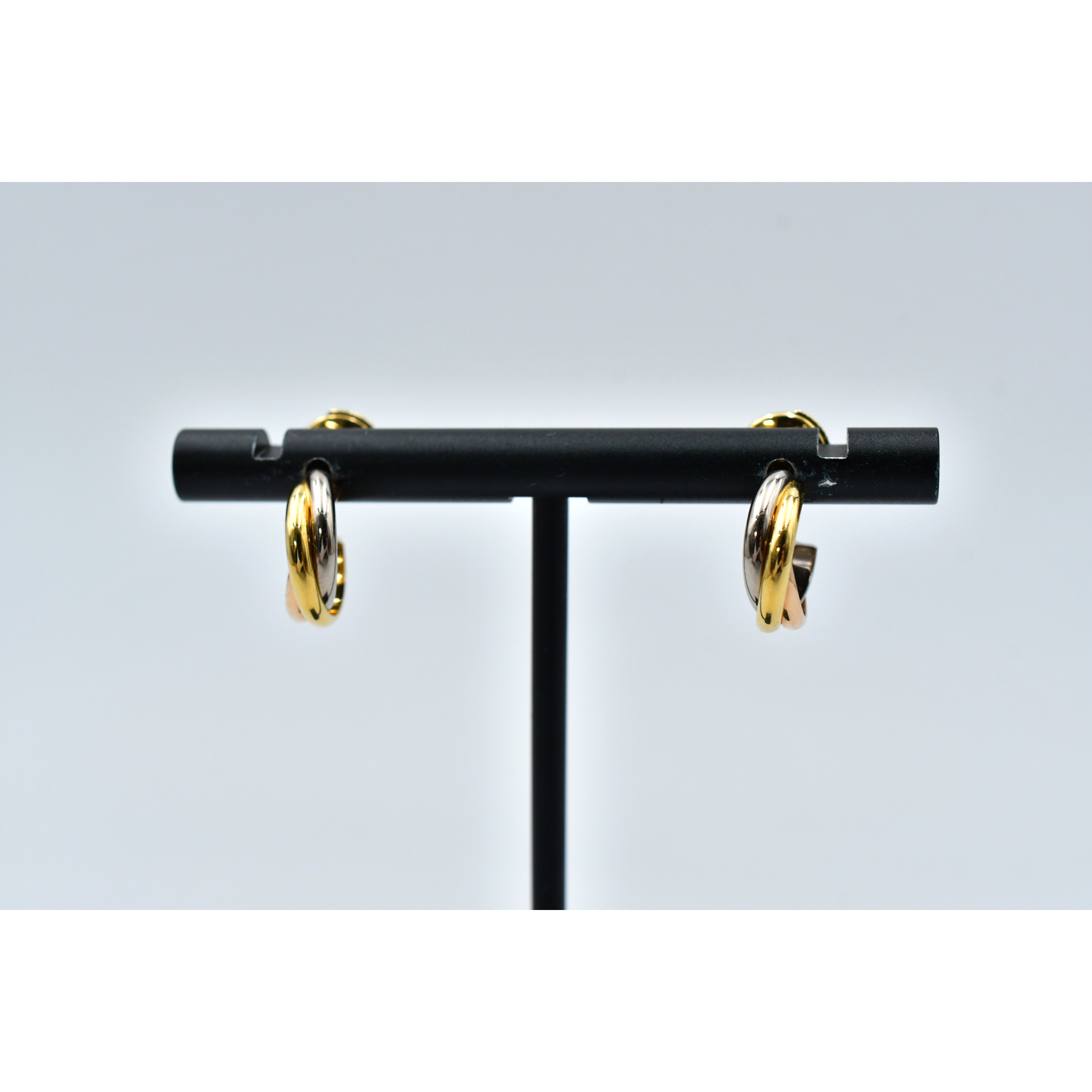 カルティエ トリニティ ピアス K18YG/PG/WG Bランク