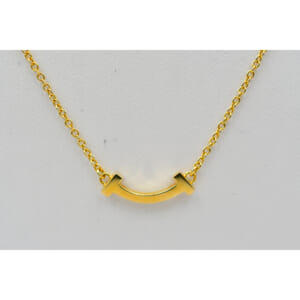 ティファニー Tスマイル ミニ ネックレス K18YG 買取実績【買取日：2025年10月9日】