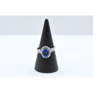 サファイアダイヤリング Pm900 S2.11ct D0.36ct 買取実績【買取日：2025年10月1日】