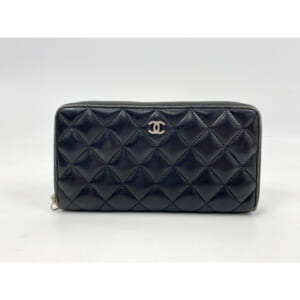 シャネル マトラッセ ラウンドファスナー長財布 黒 ラムスキン 買取実績【買取日：2025年10月7日】