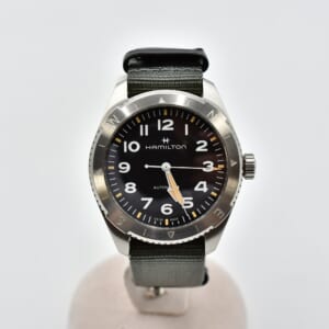 ハミルトン カーキフィールド 黒文字盤 SSナイロン/AT H703150 買取実績【買取日：2025年10月4日】