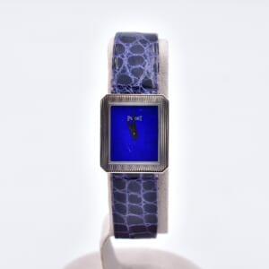 ピアジェ プロトコール 青文字盤 WG×革/手巻き 4154 買取実績【買取日：2025年10月1日】