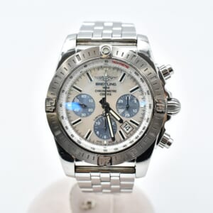 ブライトリング クロノマット44 ホワイトシェル×青文字盤 SS/AT AB01152A 買取実績【買取日：2025年10月4日】