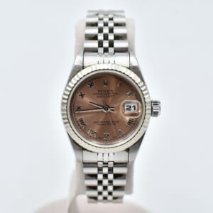 ロレックス デイトジャスト ピンクローマン文字盤 SS×WG/AT 69174 買取実績【買取日：2025年10月7日】