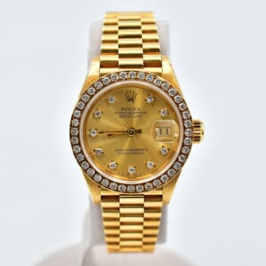 ロレックス デイトジャスト シャンパン文字盤 YG/AT 69138G 買取実績【買取日：2025年10月2日】