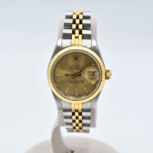 ロレックス デイトジャスト シャンパン文字盤 SS×YG/AT 69173 買取実績【買取日：2025年9月30日】