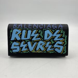 バレンシアガ グラフィティ チェーンウォレット 黒系 レザー 579309 買取実績【買取日：2025年10月17日】