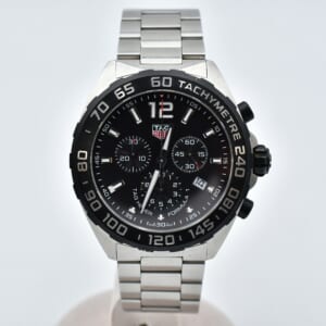 タグホイヤー フォーミュラ1 クロノグラフ 黒文字盤 SS/QZ CAZ1010 買取実績【買取日：2025年10月18日】