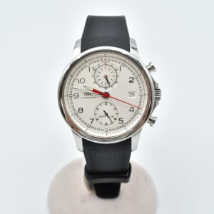 IWC ポルトギーゼ ヨットクラブ クロノグラフ 白文字盤 SS×ラバー/AT IW390502 買取実績【買取日：2025年10月17日】