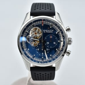 ゼニス エルプリメロ 青文字盤 SS×ラバー/AT 03.20416.4061 買取実績【買取日：2025年10月14日】