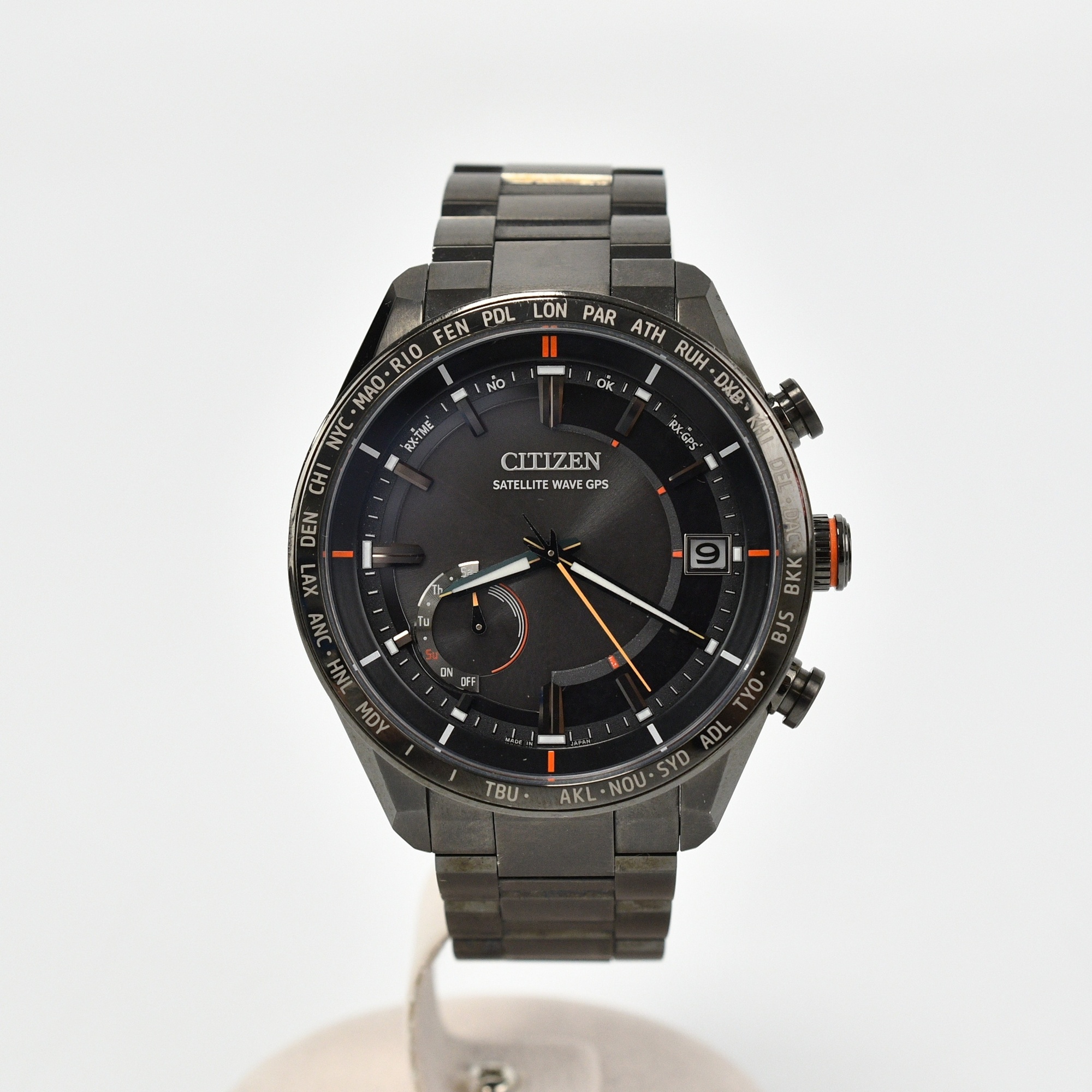 シチズン アテッサ 黒文字盤 Ti/ソーラー CC3085-51E 買取実績