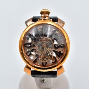 ガガミラノ マヌアーレ48 スケルトン文字盤 SS/手巻き 5311.02 買取実績【買取日：2025年10月14日】