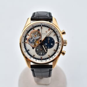 ゼニス クロノマスター エル・プリメロ オープン シルバー文字盤 YG×革/AT 18.2040.4061 買取実績【買取日：2025年10月15日】