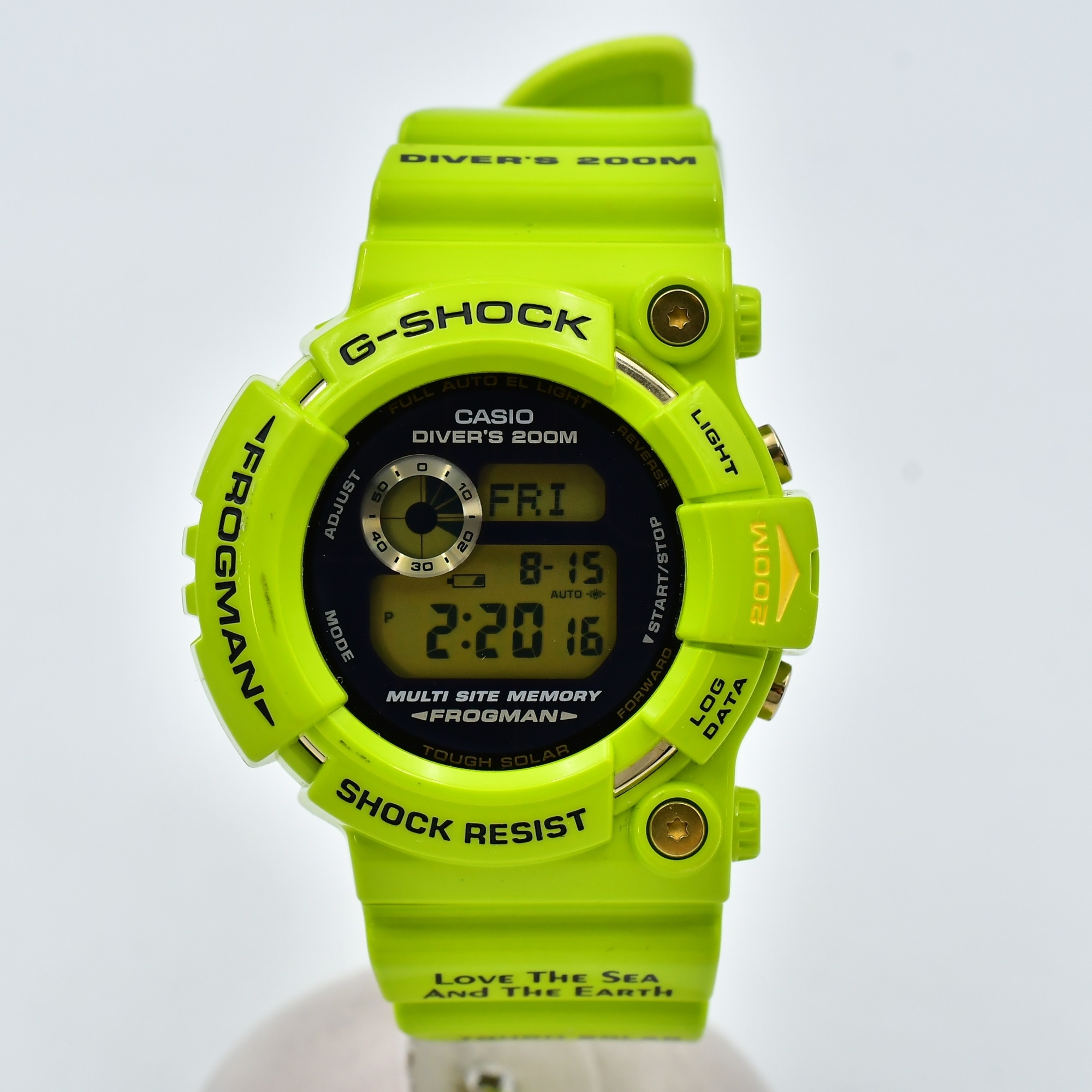 カシオ フロッグマン デジタル文字盤 ラバー/ソーラー Bランク