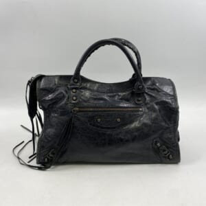 バレンシアガ ザ・シティ 2WAYハンドバッグ 黒 レザー 115748 買取実績【買取日：2025年10月24日】
