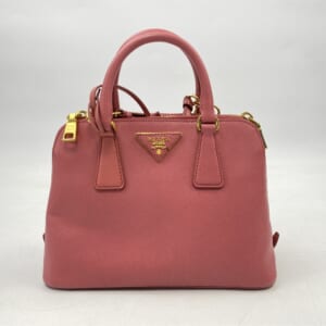 プラダ サフィアーノラクス 2wayハンドバッグ ピンク BL0838 買取実績【買取日：2025年10月24日】