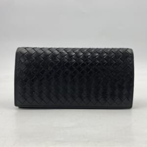 ボッテガヴェネタ イントレチャート 二つ折り長財布 黒 レザー 買取実績【買取日：2025年10月24日】