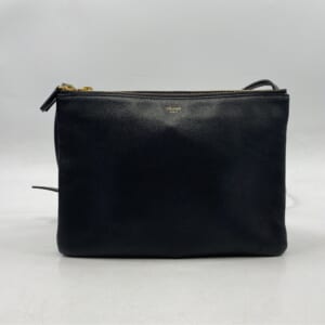 セリーヌ トリオラージショルダーバッグ 黒 レザー 買取実績【買取日：2025年10月23日】