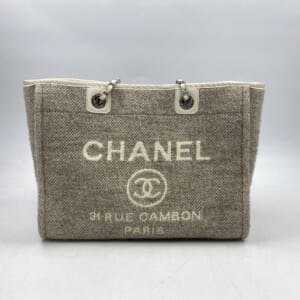 シャネル ドーヴィルMM 茶 ツイード SV金具 買取実績【買取日：2025年10月26日】