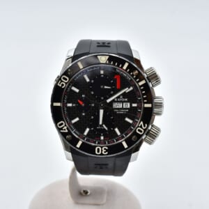 エドックス クロノオフショア1 クロノグラフ 黒文字盤 SS×ラバー/AT 1114 買取実績【買取日：2025年10月21日】