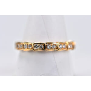 ブルガリ セルペンティ ヴァイパー フルパヴェダイヤ リング Au750PG #66 買取実績【買取日：2025年10月18日】