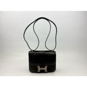 エルメス コンスタンス ミニ 黒 アリゲーター×パイソン SV金具 Z刻印 買取実績【買取日：2025年9月24日】