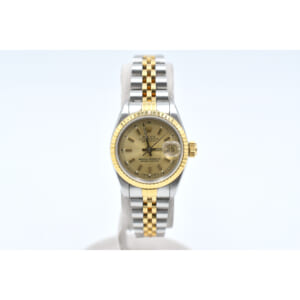 ロレックス デイトジャスト シャンパン文字盤 SS×YG/AT 69173 買取実績【買取日：2025年9月27日】