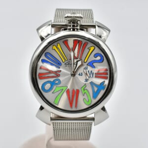 ガガミラノ マヌアーレ46 シルバー文字盤 SS/QZ 5080.1 買取実績【買取日：2025年10月17日】