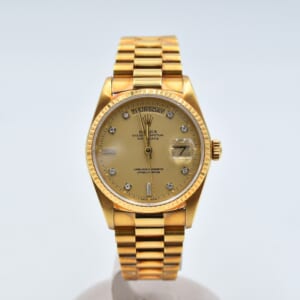 ロレックス デイデイト シャンパン文字盤 旧PD YG/AT 18038A 買取実績【買取日：2025年10月6日】