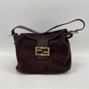 フェンディ マンマバケット ブラウン スエード GD金具 買取実績【買取日：2025年10月23日】