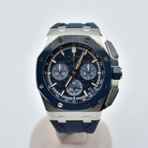オーデマ ピゲ 小売り ロイヤルオーク オフショア クロノグラフ ブルー文字盤 SS×ラバー/AT 26420SO.OO.A029VE.01 買取実績【買取日：2025年10月14日】