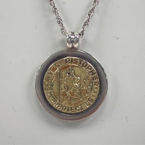 ティファニー セントクリストファー コインネックレス K18/SV925 買取実績【買取日：2025年10月23日】