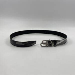 バレンシアガ BB バックル ベルト カモフラ柄 90 570370 買取実績【買取日：2025年10月21日】