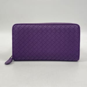 ボッテガヴェネタ ラウンドファスナー イントレチャート パープル 買取実績【買取日：2025年10月22日】