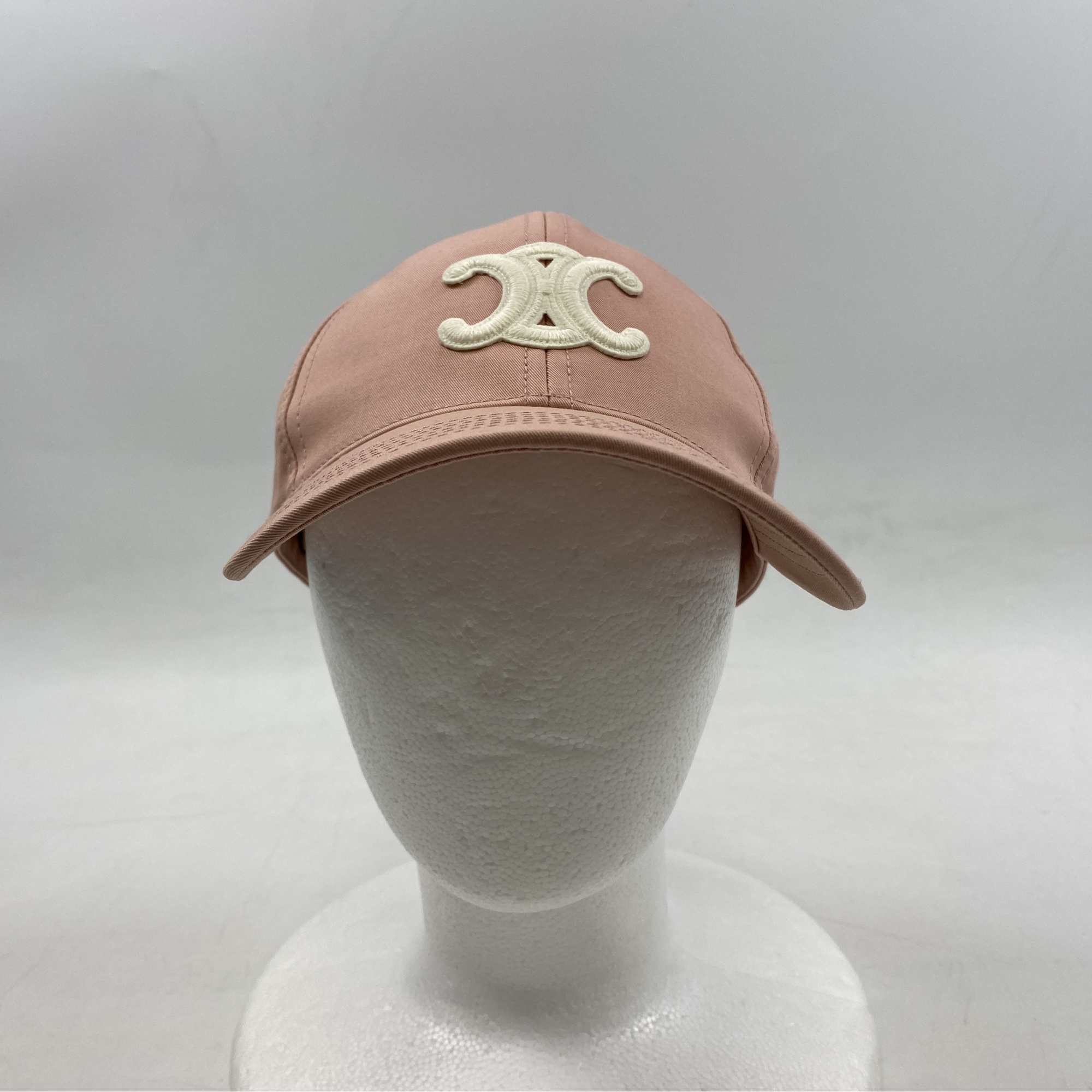 セリーヌ トリオンフ キャップ ピンク コットン ＃M 2AUT6969P 買取