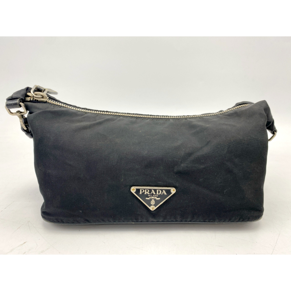 プラダ ハンドバッグ 黒 テスート BR1267 Bランク
