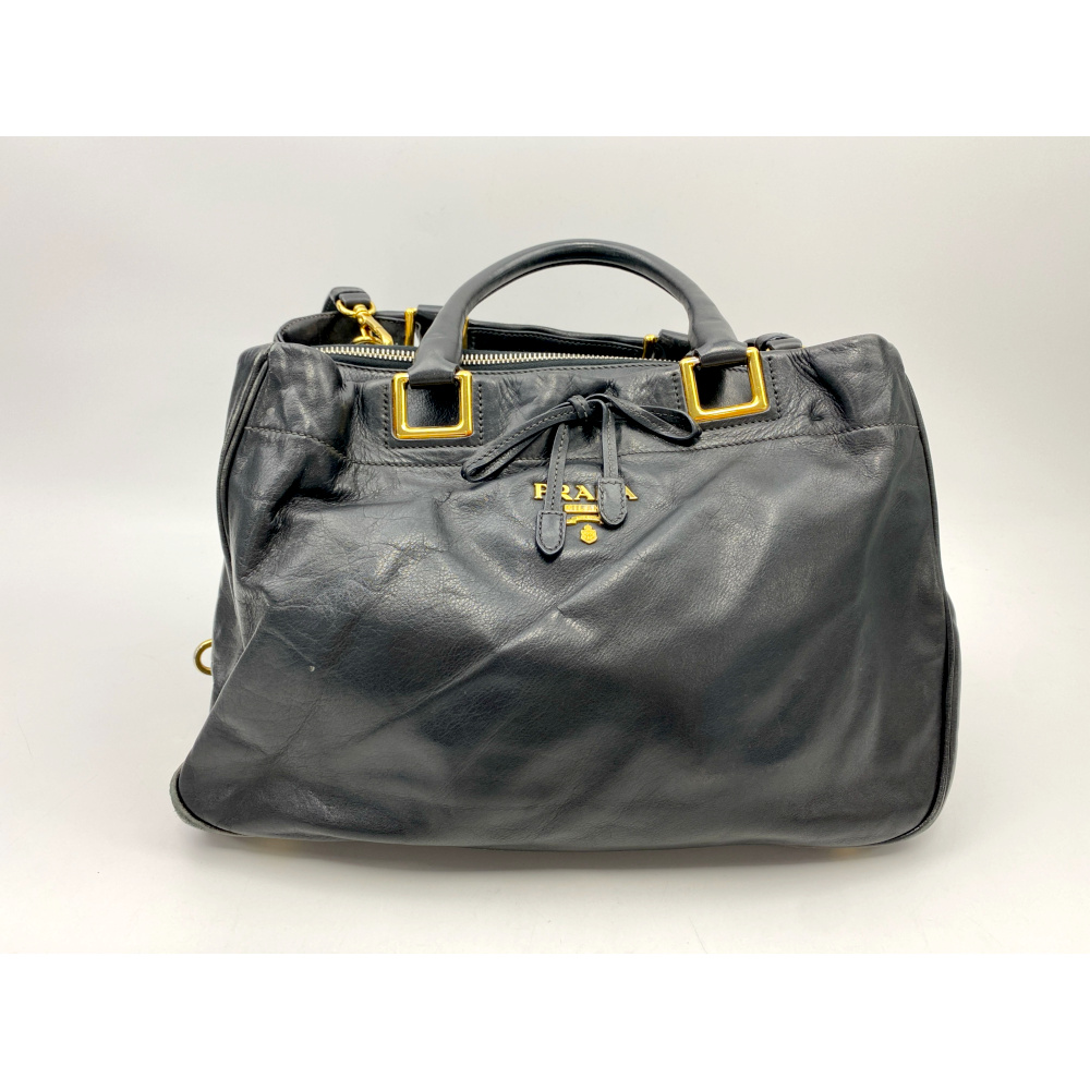 ブラックレザー ハンドバッグ CELINE セリーヌ ハンドバッグ レザー ブラック 黒 : ブランド