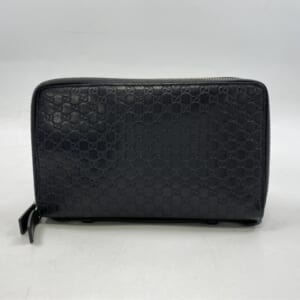 グッチ マイクログッチ ダブルジップウォレット 黒 レザー 449246 買取実績【買取日：2025年10月25日】