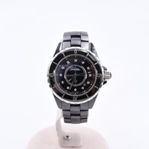 シャネル J12 黒文字盤 12PD SS×CE/QZ H1625 買取実績【買取日：2025年10月21日】