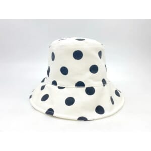 ミュウミュウ ドット柄 バケットハット 黒×白 5HC196 買取実績【買取日：2025年10月5日】
