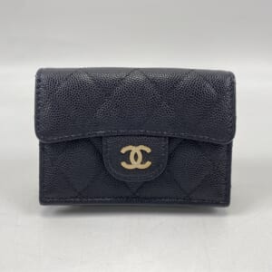 シャネル マトラッセ スモールフラップウォレット キャビアスキン GD金具 シール あり 買取実績【買取日：2025年11月15日】