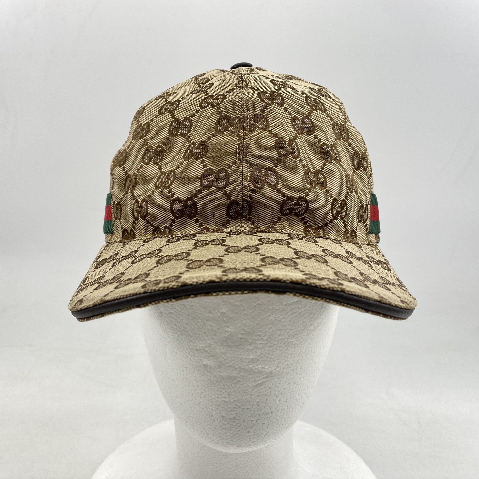 グッチ GGキャンバス ベースボールキャップ ♯L Aランク