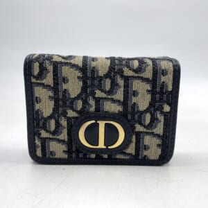 ディオール トロッター 3つ折り財布 ネイビー キャンバス 43-MA-0251 買取実績【買取日：2025年11月4日】