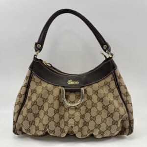 グッチ アビーライン GGキャンバス セミショルダーバッグ キャンバス レザー ベージュ 190525 買取実績【買取日：2025年11月6日】