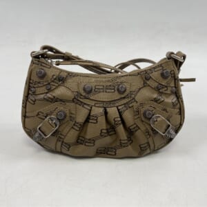 バレンシアガ ル カゴール BB 2WAYショルダーバッグ レザー×PVC ブラウン 695814 買取実績【買取日：2025年11月2日】