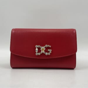 ドルチェ＆ガッバーナ DGロゴ チェーンウォレット 赤 買取実績【買取日：2025年11月3日】