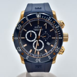 エドックス アイスシャークIII 黒文字盤 SS×ラバー/AT 10304-37N-NIN