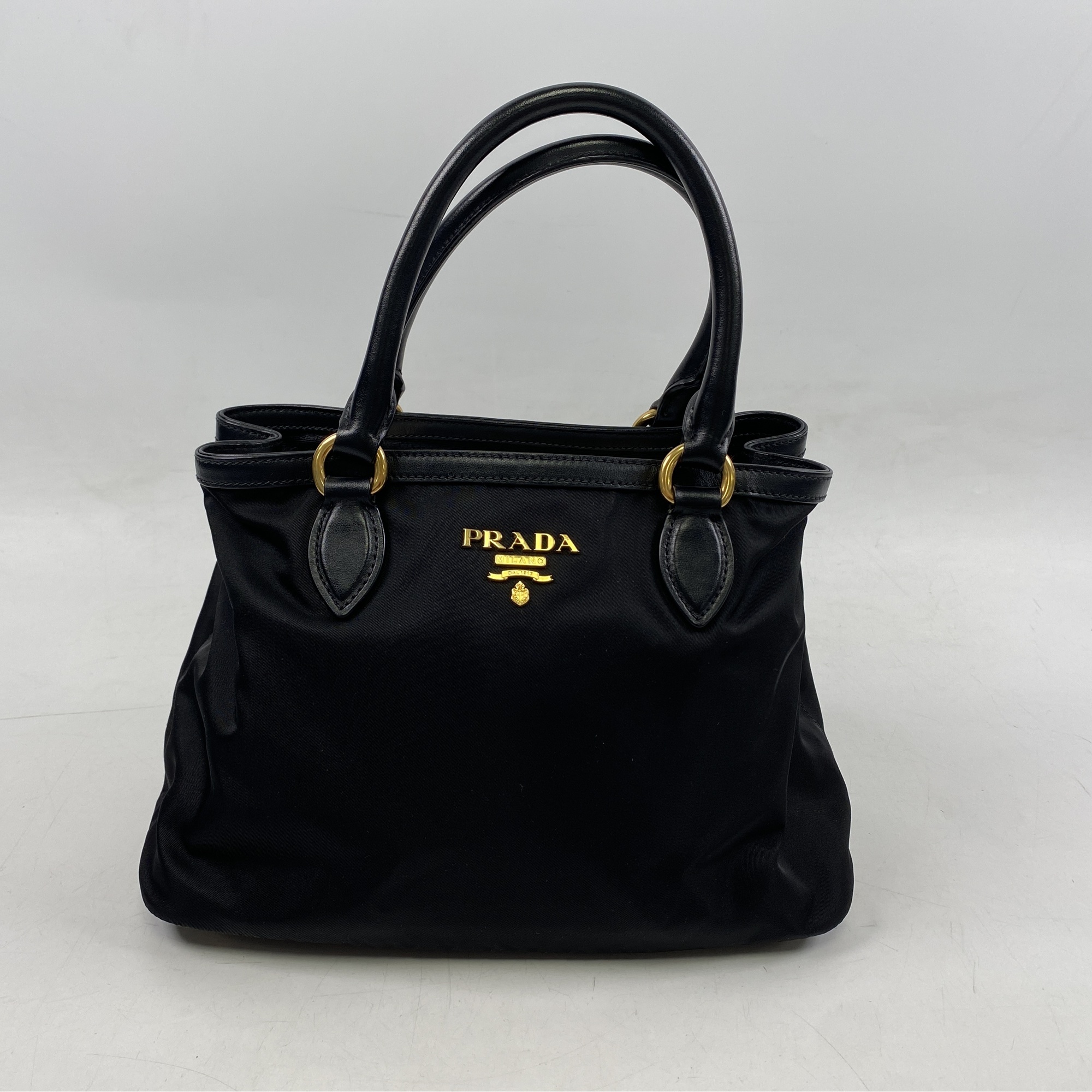 プラダ サフィアーノ 2WAYショルダーバッグ 黒 ABランク