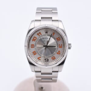 ロレックス エアキング シルバーコンセントリック文字盤 SS/AT 114210 買取実績【買取日：2025年11月5日】